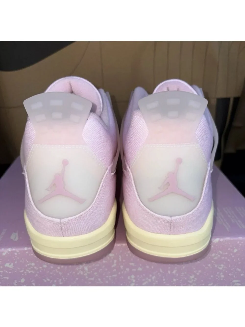 NEW Nike Air Jordan 4 Retro Iced Carmine Pink IB6716-600 Men 8.5, Women 10